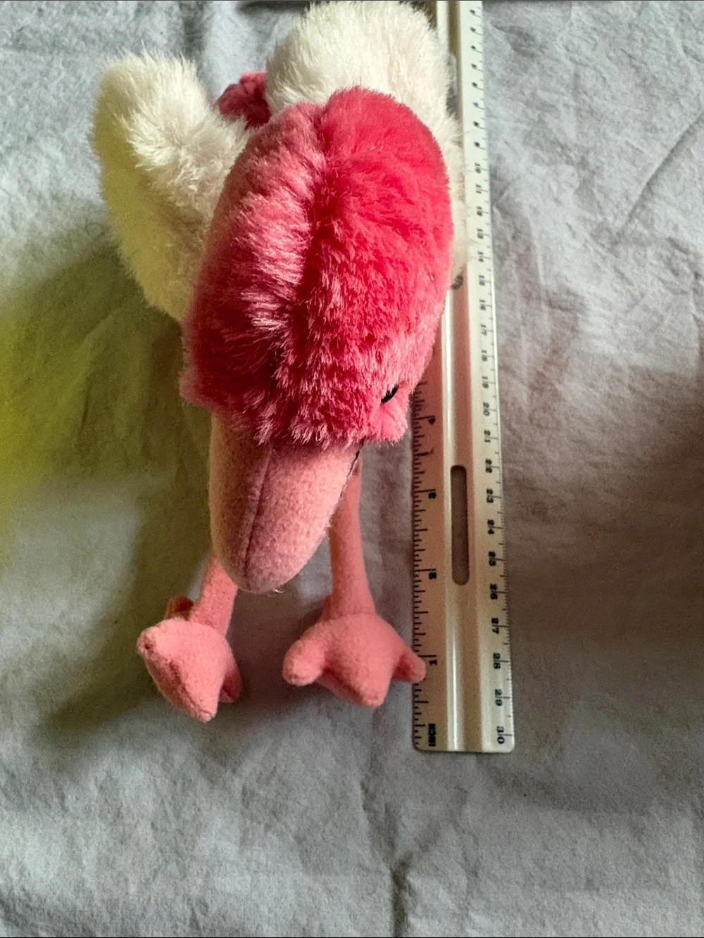 Soft Pink Swan Plush Toy - Classic Beanie-Style Stuffed Animal